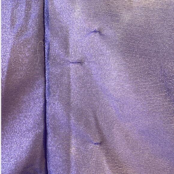 Vintage Satin Lace Wired U-Gore Bustier, Size S, Royal Blue - Picture 11 of 12